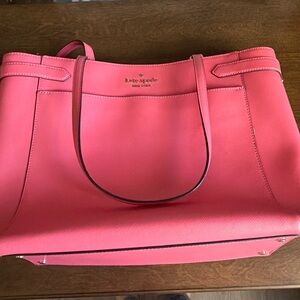 kate spade Coral Pink Leather Tote
